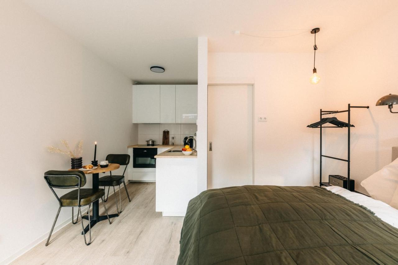 Duesseldorf Boutique-Style Studioapartments Bagian luar foto